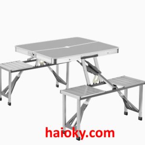 Bàn Ghế Liền Thân Gấp Gọn – Lựa Chọn Kinh Tế Cho Không Gian Ngoài Trời