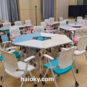 Bàn ghế thép gỗ gấp gọn – linh hoạt, hiện đại, tiết kiệm không gian