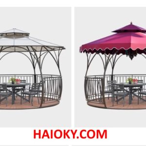 Bàn Ghế Ngoài Trời Khung Kim Loại G704 – Hiện Đại, Bền Bỉ, Tiết Kiệm Không Gian