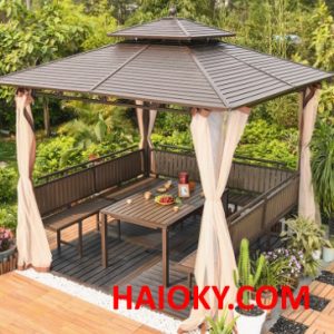 Nhà Chòi Sân Vườn Mái Thép – Không Gian Ngoại Thất Đa Năng, Đầy Phong Cách